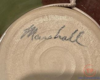 Signed Pottery by MARSHALL