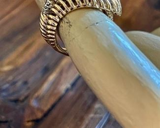 14K GOLD and DIAMOND Fashion Ring - Comes with Current Appraisal