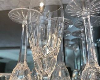 WATERFORD Crystal Champagne Flutes