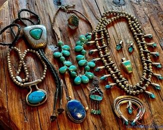 Sterling SILVER and TURQUOISE Jewelry
