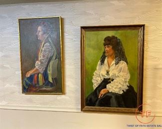 Original Oil on Canvas by C LEE (1968)