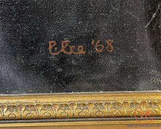 Original Oil on Canvas by C LEE (1968)