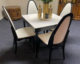 MCM Stakmore Folding Table and Chairs Set