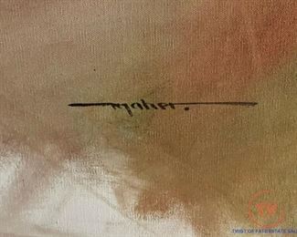 Original Oil on Canvas by MAHER MORCOS