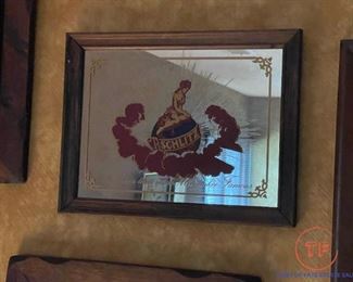 Vintage SCHLITZ Mirror Sign