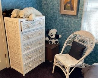 Wicker Furniture Bedroom Set