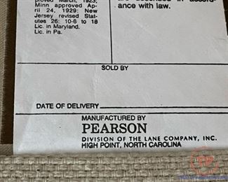 Custom Upholstered Wingback Chairs by PEARSON