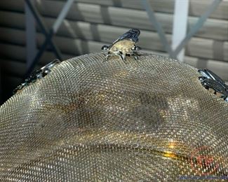 Bug Decorated Mesh Dome Food Protector