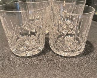 WATERFORD Old Fashioned Crystal Glasses