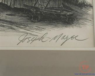 Limited Edition Signed Print by JOSEPH MAYER