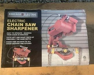 Lot 34
Chicago Electric Power Tools Chain Saw Sharpener\