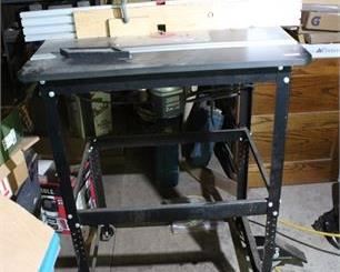 Lot 181
Woodpeckers Table Router on Metal Frame w/ Wheels