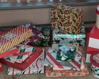 Vintage Christmas Boxes