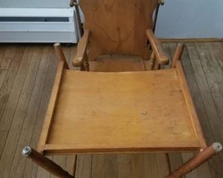 1950's Convertible High Chair