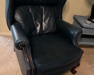 Leather Wingback Recliner