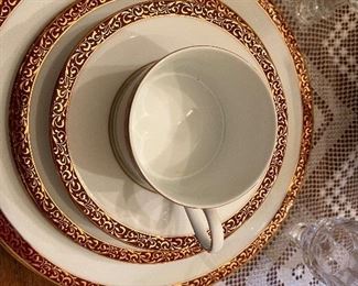 Nikko Ruby Filagree China