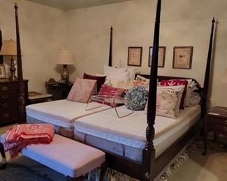 Four poster bed
