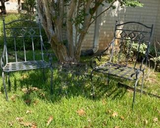 Wrought iron chairs