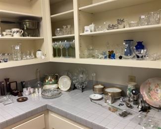 Contents of butler’s pantry