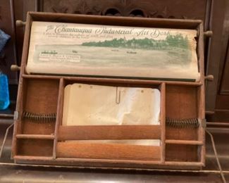 Antique Chautauqua Industrial Art desk, A Plan to promote the Culture of Work and Play among Children in the home   