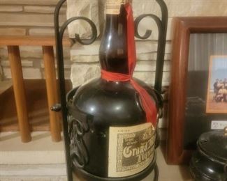 6.4 L UNOPENED BOTTLE OF GRAND MARNIER WITH PURING CRADLE
