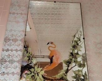 FLAMINGO WALL MIRROR