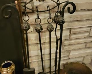 UNIQUE FIREPLACE TOOL SET