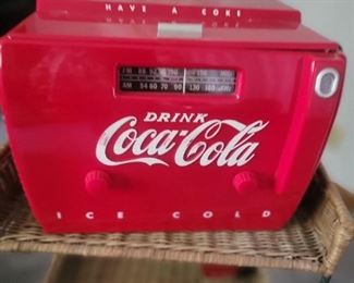 COCA COLA RADIO WITH CASSETTE