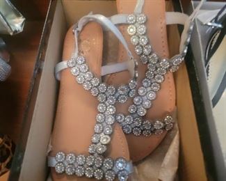 Premium Collection Yellowbox blingy sandal. Size 9