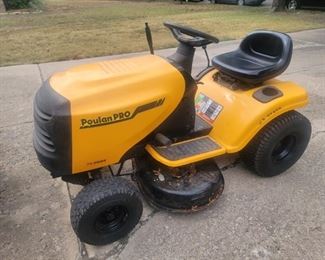 POULAN PRO 14.5 HP 6 SPEED 38" CUT. WORKING CONDITION