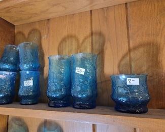 VINTAGE ANCHOR HOCKING RAIN FLOWER