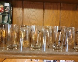 MCM BLACK & GLASS GOLD ATOMIC GLASSES