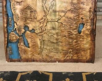 SAN FRANCISCO BAY AREA WALL HANING ..CHALK