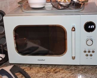 Midcentury modern style microwave
