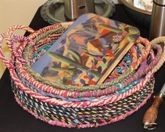 Hand braided baskets