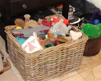 Dog toys - there will be hundreds of them!