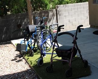 Handicapped equipment - all like new or unused