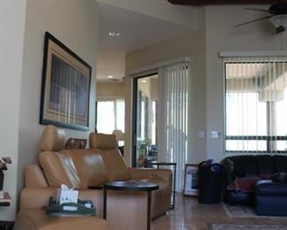 W Schilling contemporary leather curved sofa with ottomans and reclining seats - great deal considering this is close to $10,000 retail