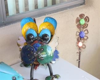 Artist hand painted dog