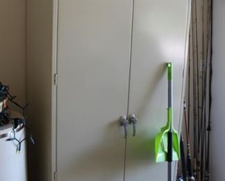 Heavy duty metal garage cabinet