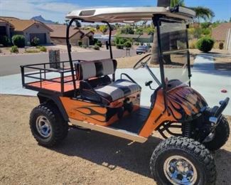 Golf cart (gas powered) 670cc V-Twin with new tires