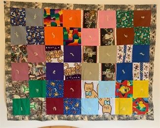 #176 Miniature quilt hangings 40” x 30” $25