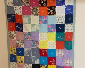 #178 Quilt hanging 38” x 66” $30