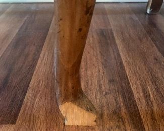#132 Damaged chair foot 