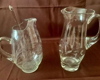 #160 Left martini pitcher 8” $18
#161 Right pitcher 9” $15