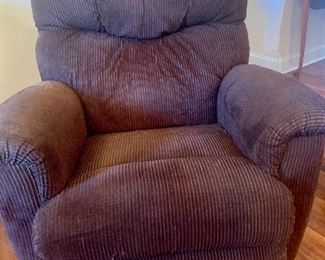 #139 Corduroy rocker/recliner $95