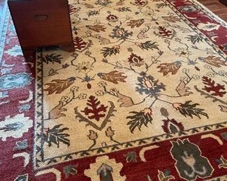 #199 - Mahal Oushak Agra Wool rug 9' x 12'2" - $400