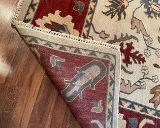 #199 - Mahal Oushak Agra Wool rug 9' x 12'2" - $400