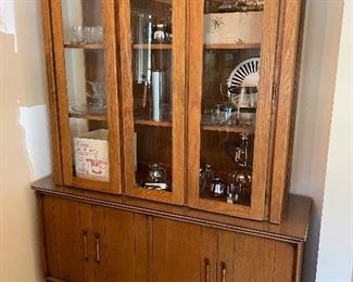 Mid-Century Modern china cabinet