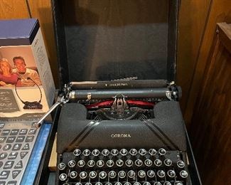 Vintage Corona typewriter